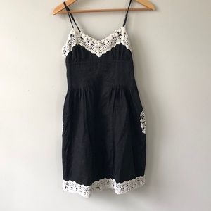 Black and white dress